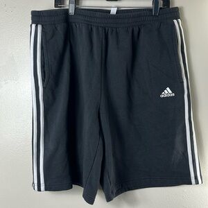 adidas Essentials 3-Stripes Blue shorts Men’s Size 2XL